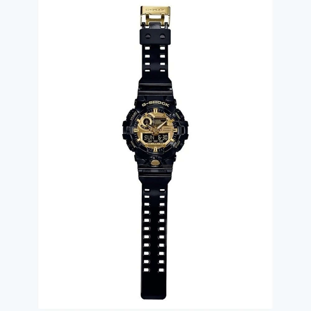 Casio G-Shock Black and Gold Watch - Picture 2 of 12